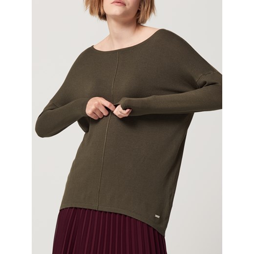 Mohito - Lekki sweter oversize - Zielony Mohito  M 