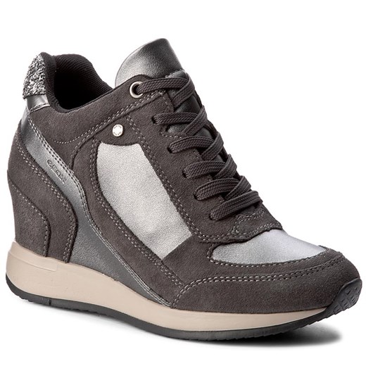 Sneakersy GEOX - D Nydame A D540QA 0AJ22 C9278 Dk Grey/Anthracite Geox szary 37 eobuwie.pl