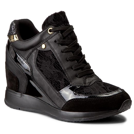 Sneakersy GEOX - D Nydame A D540QA 0DS85 C9999 Black  Geox 39 eobuwie.pl