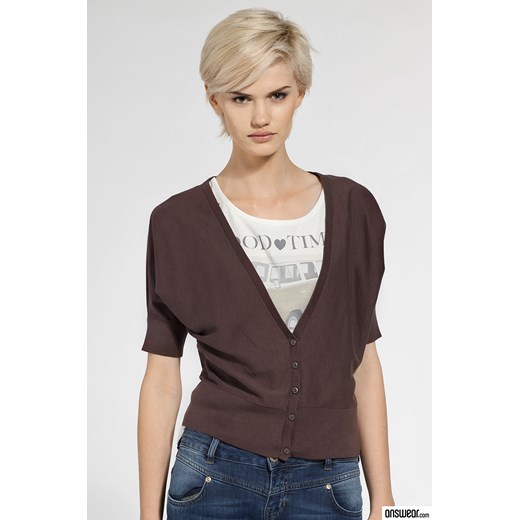 Sweter - Mexx answear-com szary bawełniane
