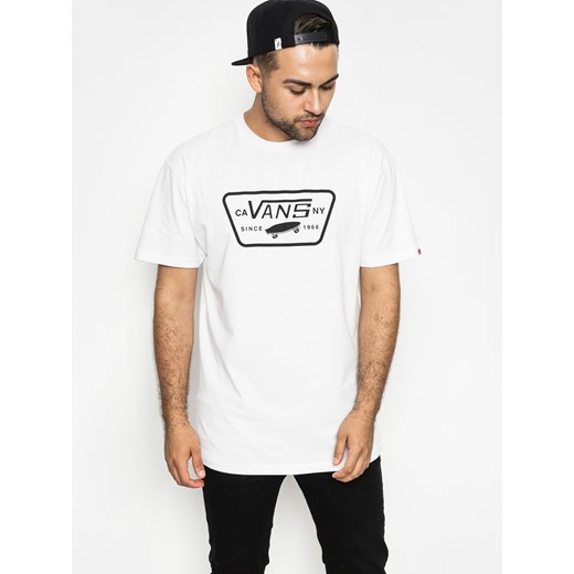 T-shirt Vans Full Patch (white/black)