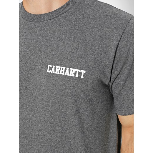 T-shirt Carhartt College Script (dark grey heather/white)