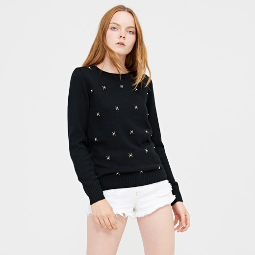 Cropp - Ladies` sweater - Czarny Cropp czarny L 