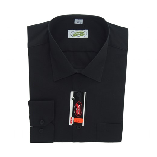 KOSZULA MĘSKA CZARNA! REGULAR ! XL 170-176 MX84 Marex Łódź XL Modameskado6xl