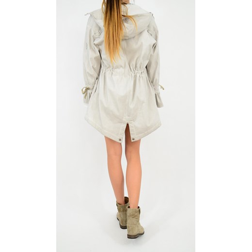 KURTKA PARKA BY OLL BEŻOWA By O La La...! 38 (M) okazja Lalapik