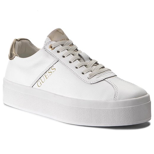Sneakersy GUESS - Fhala FLFHA3 LEA12 WHI Guess bialy 37 eobuwie.pl