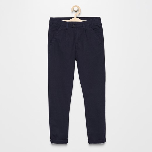 Reserved - Boys` trousers - Granatowy czarny Reserved 170 