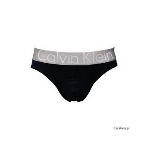 Slipy Calvin Klein STEEL czarne czarny Calvin Klein  Facetaria.pl