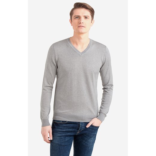 Szary v-neck LAMBERT
