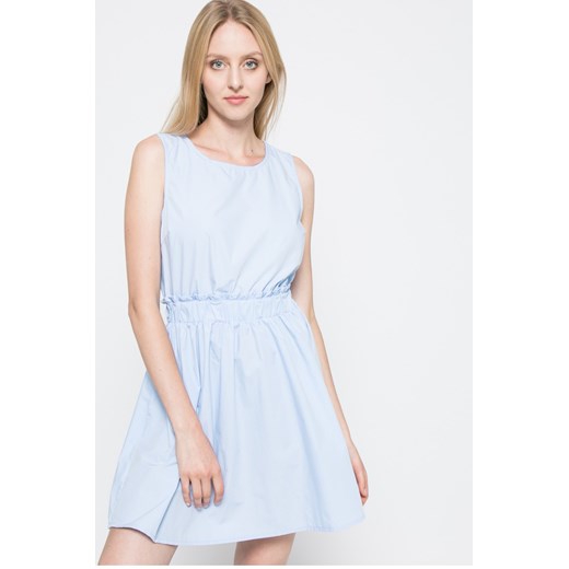 Niebieska sukienka Vila bez rękawów mini 