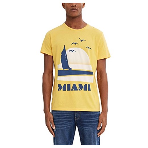 ESPRIT T-shirt mężczyźni, kolor: żółty Esprit  sprawdź dostępne rozmiary okazyjna cena Amazon 