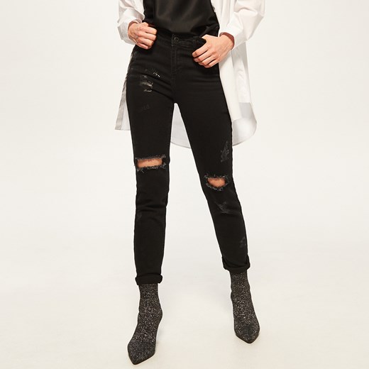 Reserved - Jeansy slim fit - Czarny Reserved 34