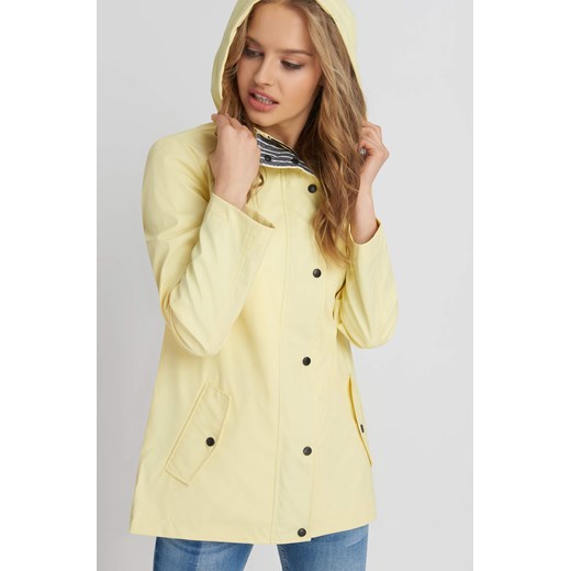 Długa kurtka z kapturem zolty Orsay 40 orsay.com