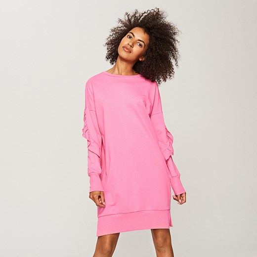 Reserved - Różowa sukienka - Różowy rozowy Reserved L 