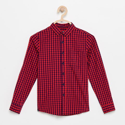 Reserved - Koszula w kratę - Czerwony Reserved czerwony 170 