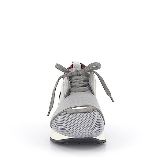 Balenciaga Sneakersy RACE RUNNER ze skóry zamsz czerwone materiał szare szary Balenciaga 41 Budapester.com