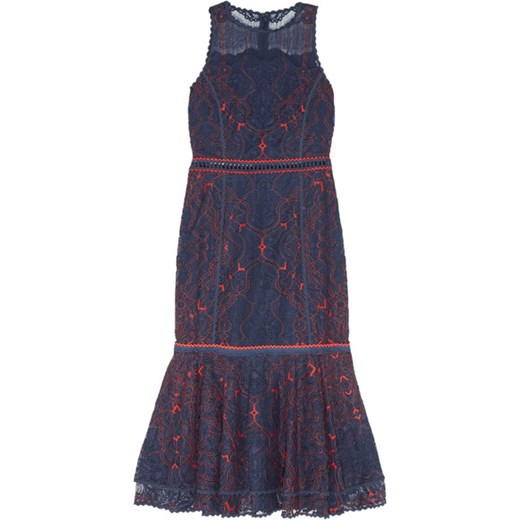 Embroidered lace dress    NET-A-PORTER