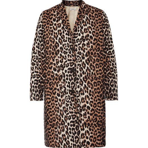 Leopard-print cotton-twill coat    NET-A-PORTER