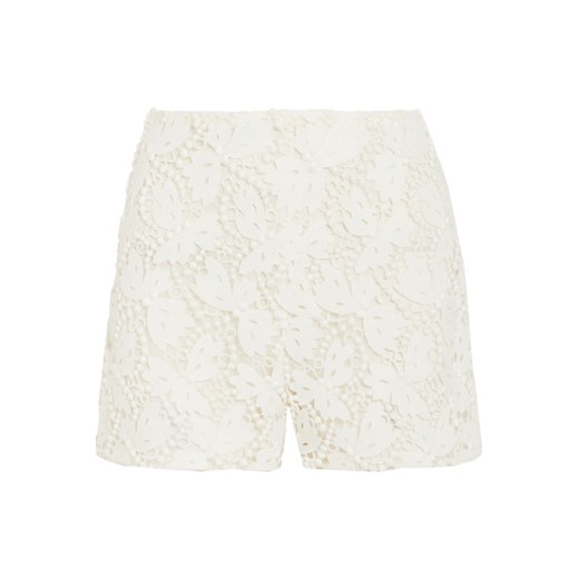 Cotton-blend guipure lace shorts    NET-A-PORTER