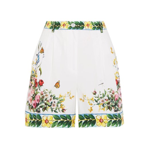 Printed cotton-poplin Bermuda shorts    NET-A-PORTER