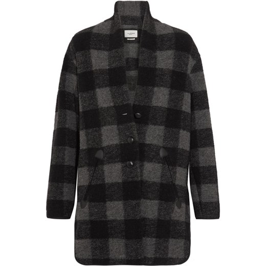 Gino oversized checked wool-blend coat     NET-A-PORTER