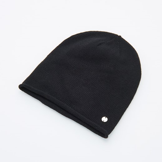 Reserved - Dzianinowa czapka - Czarny czarny Reserved One Size 