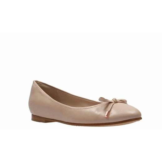 Clarks Baleriny Grace Lily Nude Pink Leather rozowy Clarks 39.5 Pasito