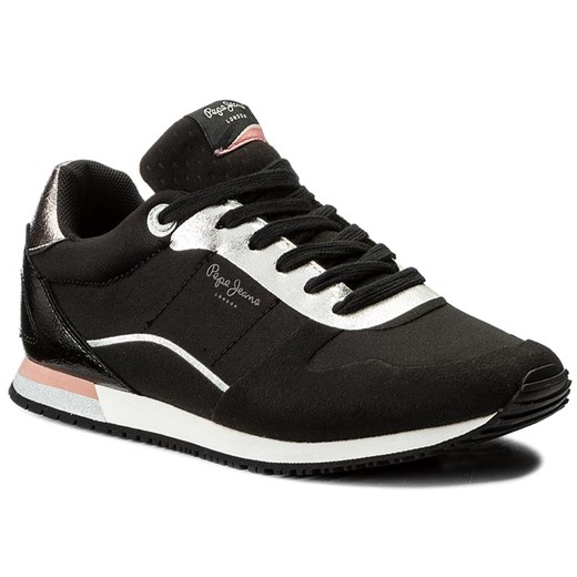 Sneakersy PEPE JEANS - Sydney Glue PGS30318  Black 999 Pepe Jeans czarny 40 eobuwie.pl