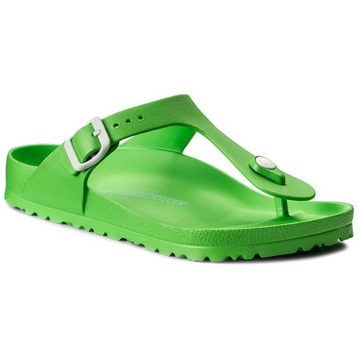 Japonki BIRKENSTOCK - Gizeh 128371 Neon Green zielony Birkenstock 38 eobuwie.pl