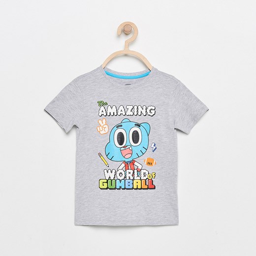 Reserved - T-shirt the amazing world of gumball - Szary Reserved szary 116 