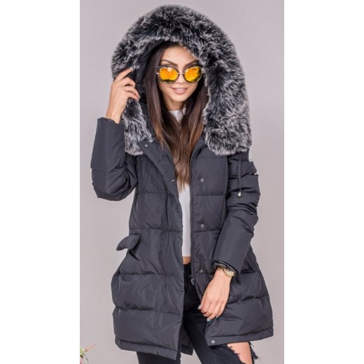 ETIENNE FRAK NATURALNY PUCH kolor BLACK M