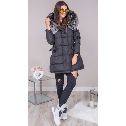 ETIENNE FRAK NATURALNY PUCH kolor BLACK M