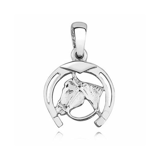 Elegancki rodowany srebrny wisior koń konik kucyk srebro 925 KS0137