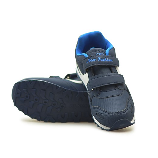 Dziecięce buty sportowe Granatowo-niebieskie Arturo szary  Arturo-obuwie