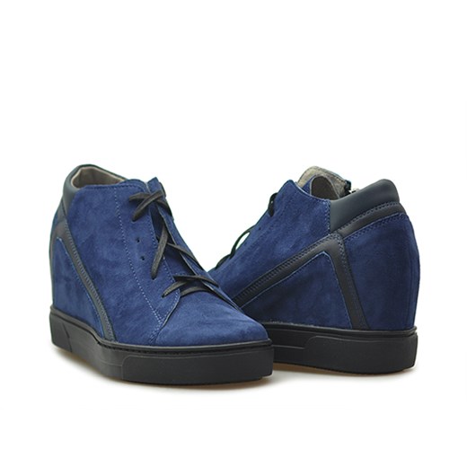 Sneakersy Kiera 625/Gr.NK Granatowe zamsz niebieski Kiera  Arturo-obuwie