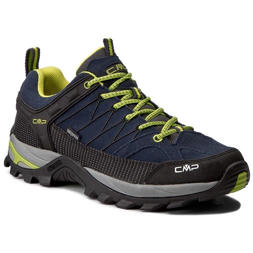 Trekkingi CMP - Rigel Low Trekking Shoes Wp 3Q13247 Asphalt/Lime Green 83BD czarny Cmp 45 eobuwie.pl
