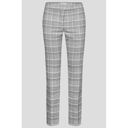 Spodnie cygaretki w kratę szary Orsay 40 orsay.com