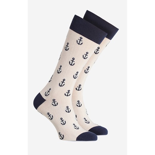 Beżowe skarpety WÓLCZANKA  Wólczanka 36-38 okazja  