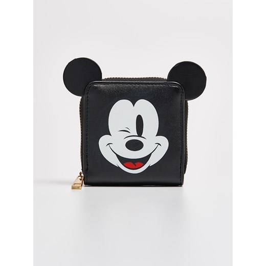 Sinsay - Mały portfel mickey mouse - Czarny czarny Sinsay One Size 