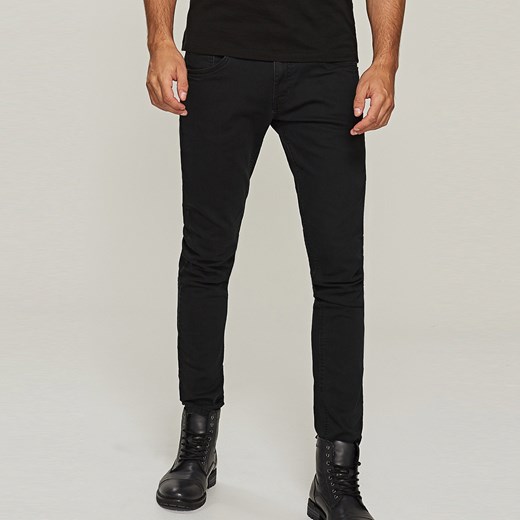 Reserved - Jeansy skinny fit - Czarny bialy Reserved 28 
