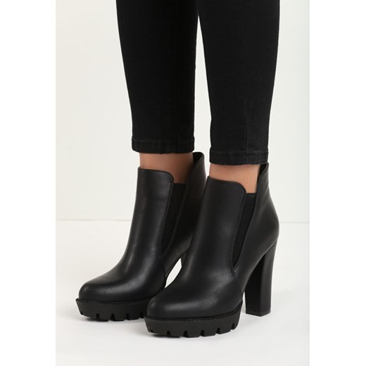 Czarne Botki Lively