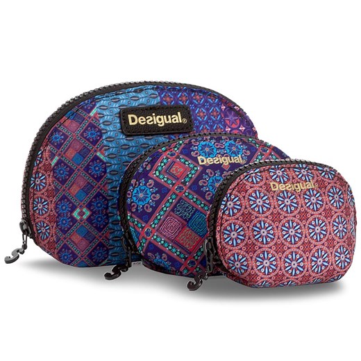 Zestaw kosmetyczek DESIGUAL - 17WAYF05 3000 Desigual granatowy  eobuwie.pl