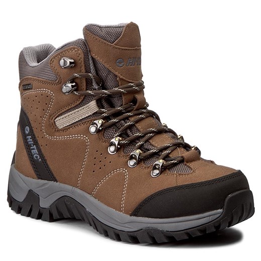 Trekkingi HI-TEC - Salado Mid Wp Wo's AVSAW17-HT-01 Taupe/Black/Dark Grey Hi-Tec brazowy 40 eobuwie.pl