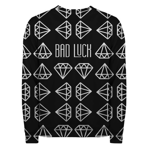 Bluza - Bad Luck czarny Bluza Klasyczna Dziecięca 110/116 Urban Patrol wyprzedaż 
