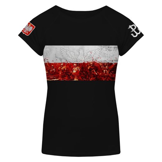 Koszulka damska - Husaria Koszulka Damska 11394 czarny XL okazyjna cena Urban Patrol