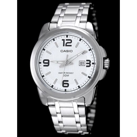 Zegarek Casio srebrny analogowy 