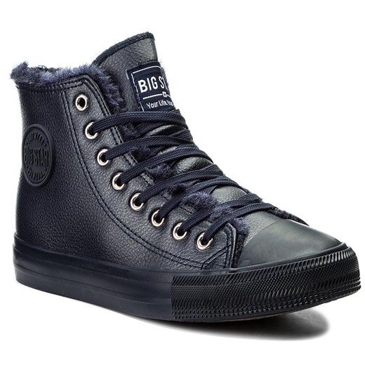 Trampki BIG STAR - Y274352F Navy czarny Big Star 36 eobuwie.pl