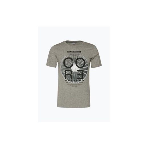Jack & Jones - T-shirt męski – Jcobiard, szary szary Jack & Jones XL vangraaf