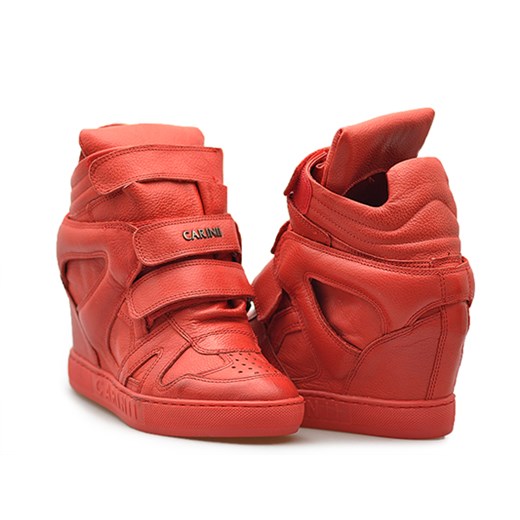 Sneakersy Carinii B3953/N-I80 Czerwone lico Carinii   Arturo-obuwie