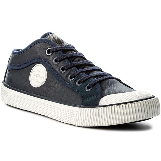 Trampki PEPE JEANS - Industry Basic Camu PBS30309 Navy 595 bialy Pepe Jeans 40 eobuwie.pl